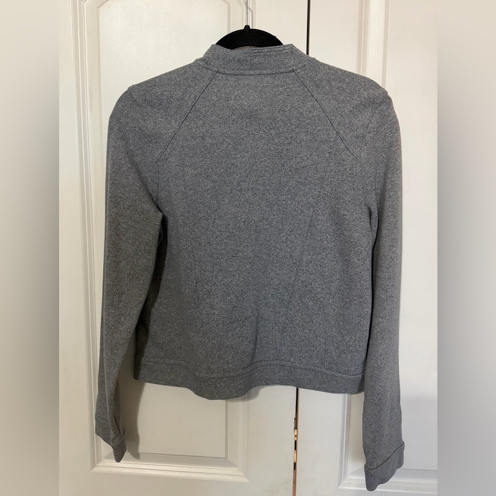 Banana Republic Heather Gray Bomber Jacket - Picture 3 of 3